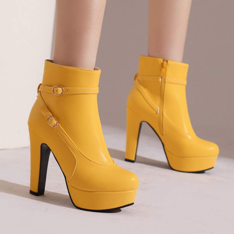 Ethnic Modern Fashion - Fashion Platform Boots Women Sexy Rivets