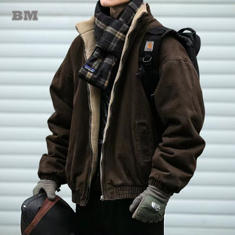 Haori Japanese Jacket - Japanese Vintage Polar Fleece Jacket Men