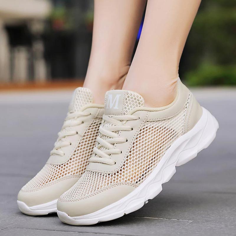 Latest Ethnic Fashion For Women - Mùa Hè Thoáng Khí Sneakers Nữ