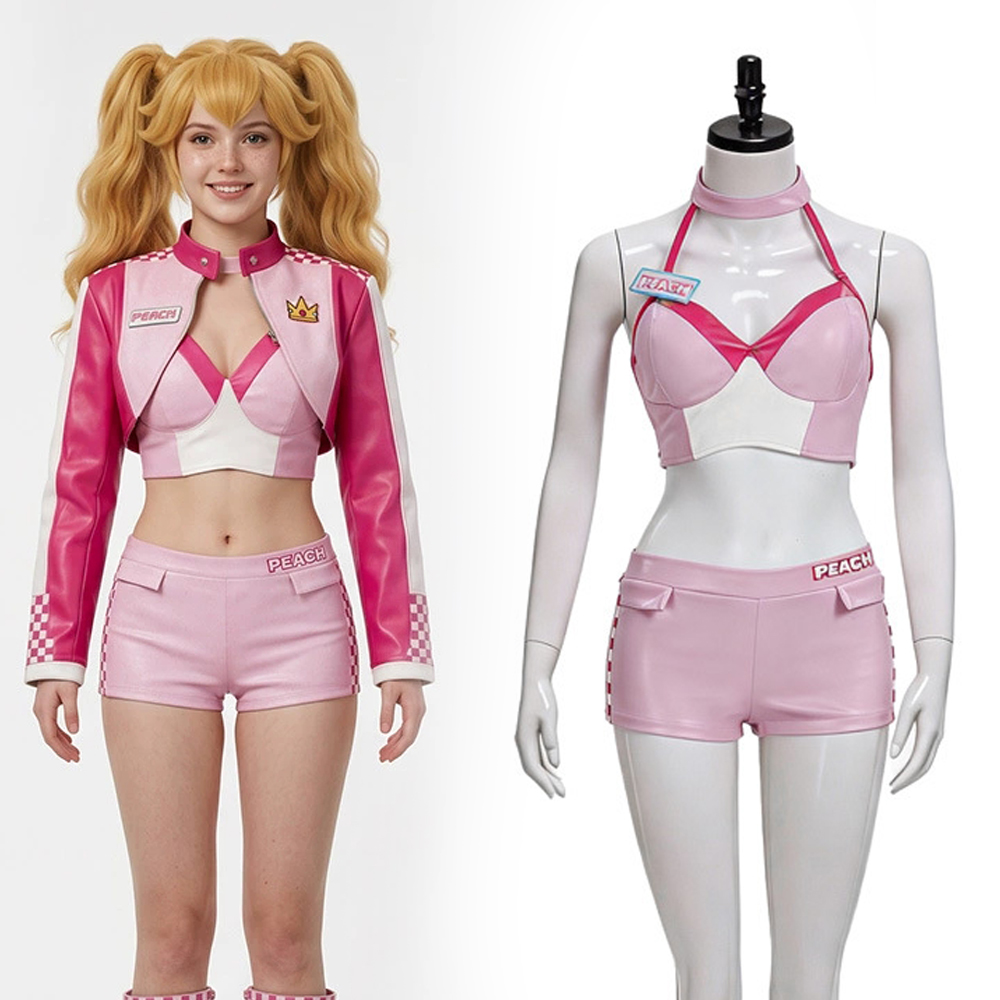 Ethnic Outfit - Game Princess Peach Cosplay Costume Women