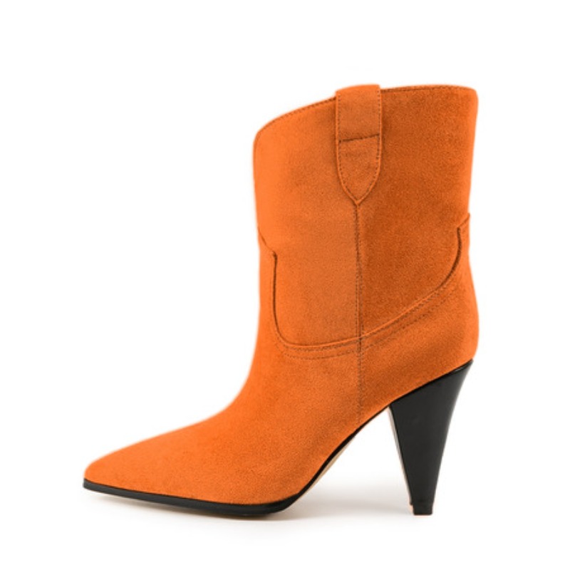Ethnic Fashion In - Bicolor Spike Heels Pull On Fashion