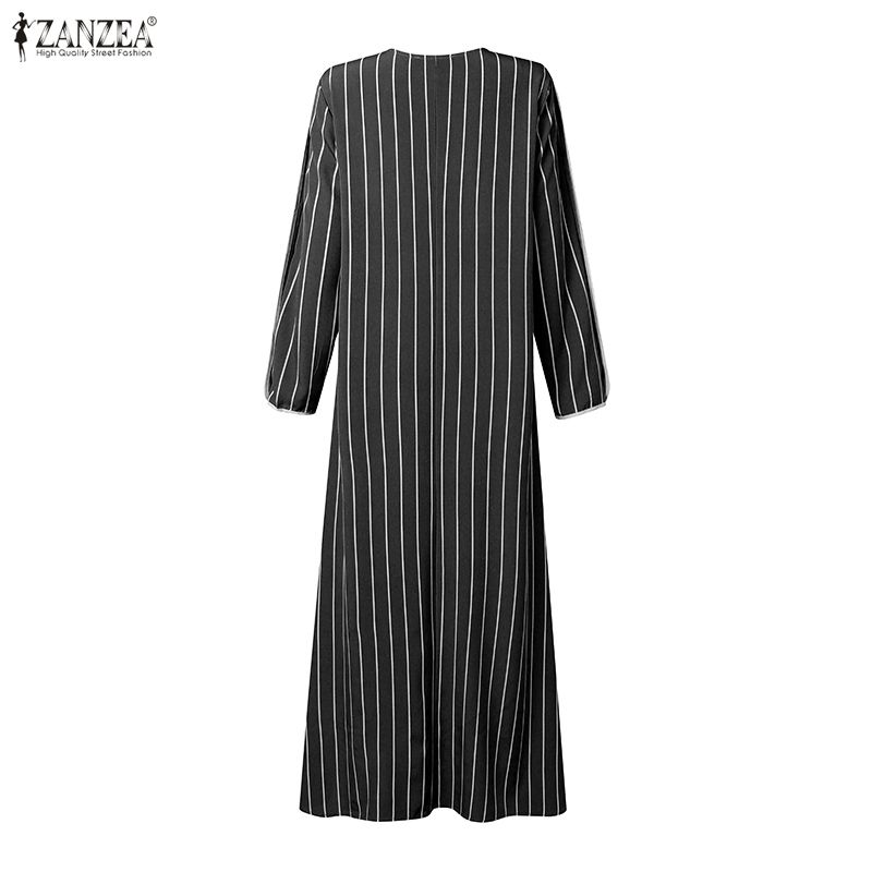 Muslim Modest Striped Maxi Dre - đánh giá và giá Abaya Modest Wear