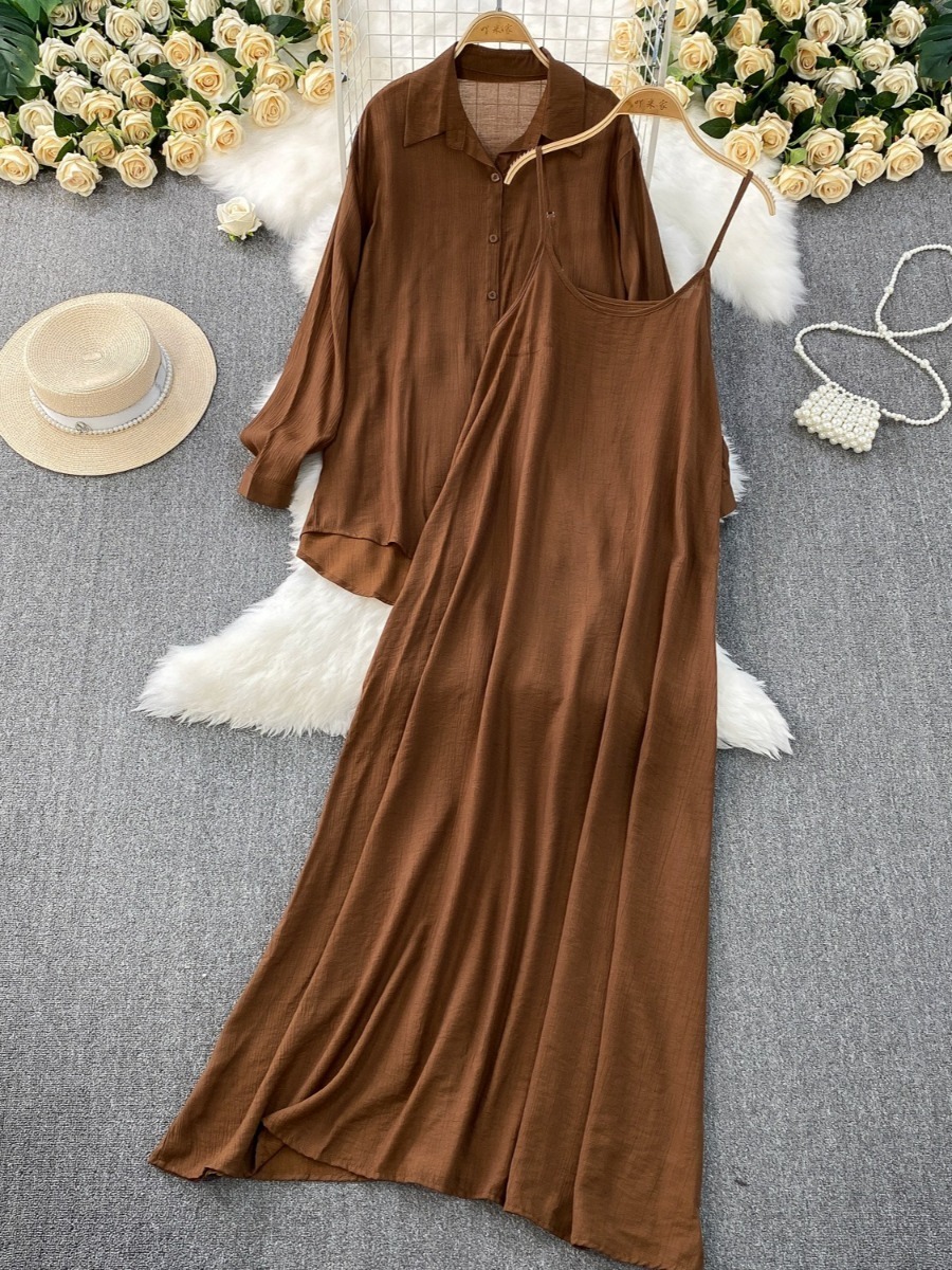 Muslim Women Shirt Dress Two P - đánh giá và giá Abaya Modest Wear