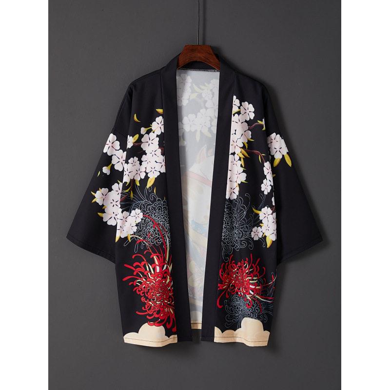 Ukiyoe Kimono Cardigan Japanes - đánh giá và giá Ethnic Fashion World