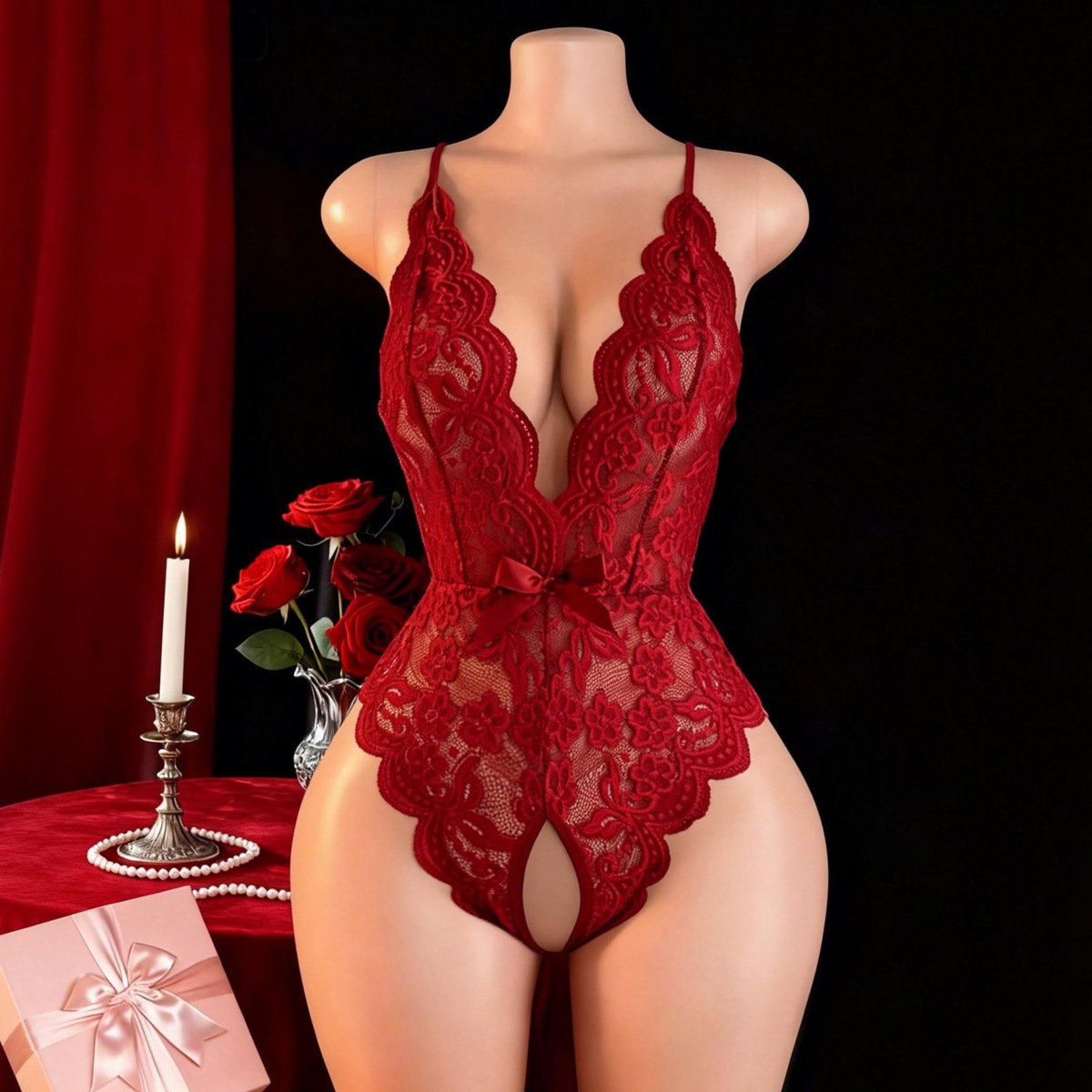 Hot Crotchless Sexy Lingerie F - đánh giá và giá Ethnic Outfit