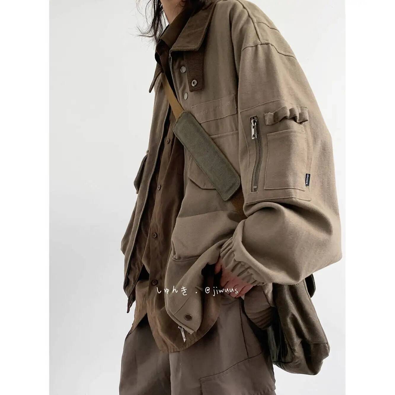 Man Jacket Spring Autumn Loose - đánh giá và giá Haori Japanese Jacket