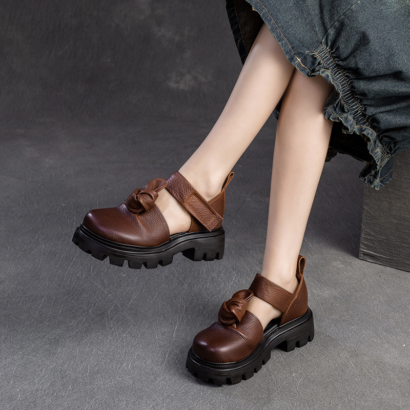 5cm Ethnic Knot Platform Wedge - đánh giá và giá Ethnic Fashion In