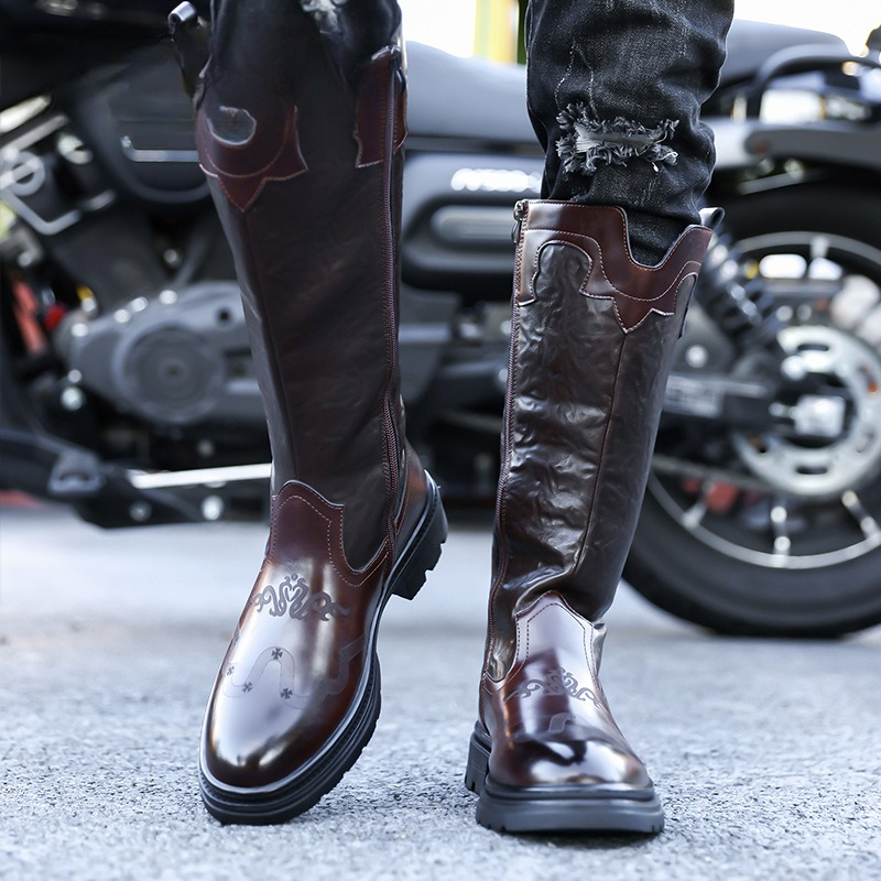 Men's Mid-calf Boots High Qual - đánh giá và giá Ethnic Fashion In