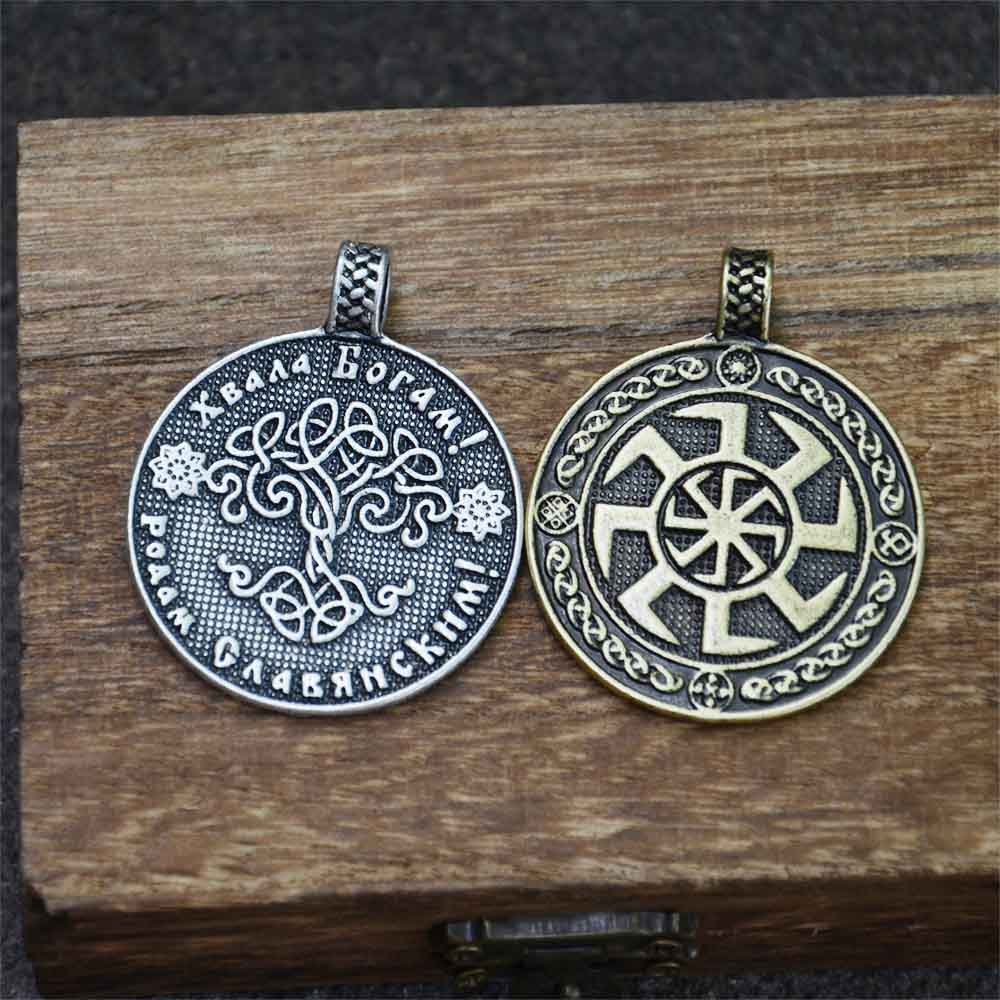 Retro Slavic Kolovrat Pendant  - đánh giá và giá Ethnic Fashion World