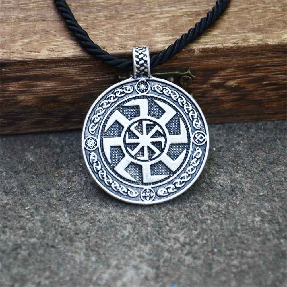 Retro Slavic Kolovrat Pendant  - đánh giá và giá Ethnic Fashion World