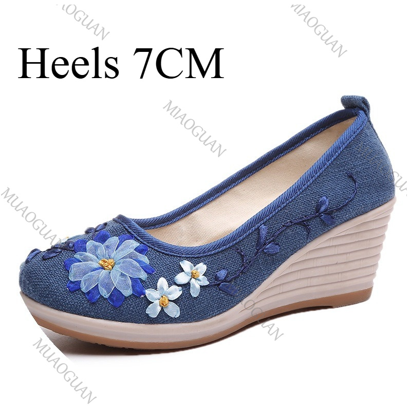 Embroidered Women Comfort Wedg - đánh giá và giá Ethnic Fashion In