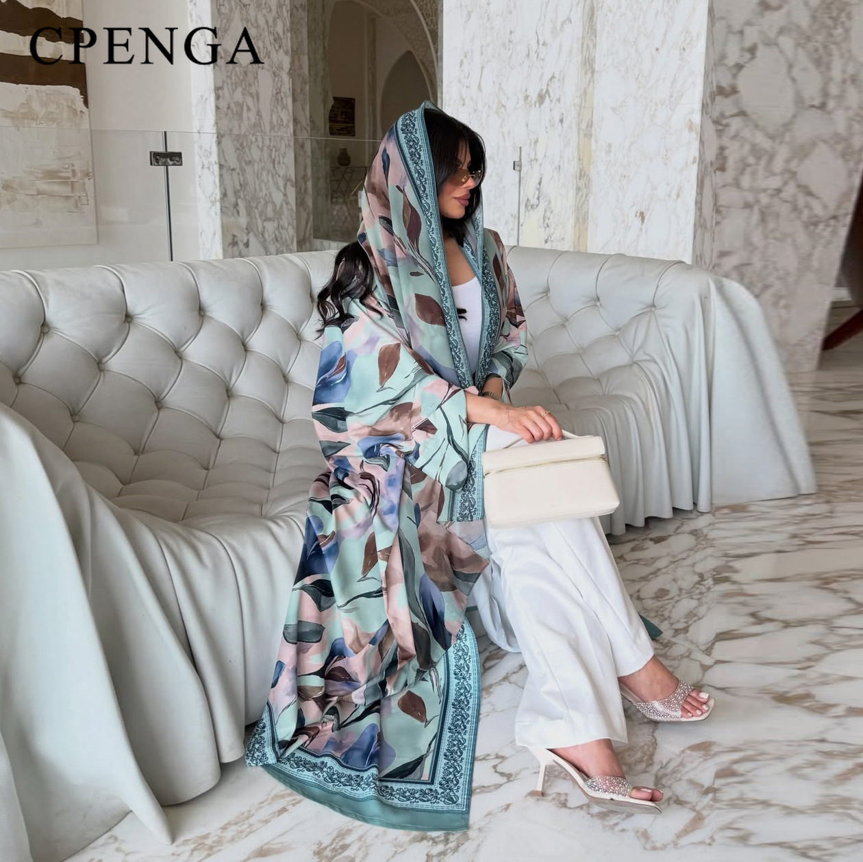 Luxury Dubai Abaya Floral Prin - đánh giá và giá Abaya Modest Wear