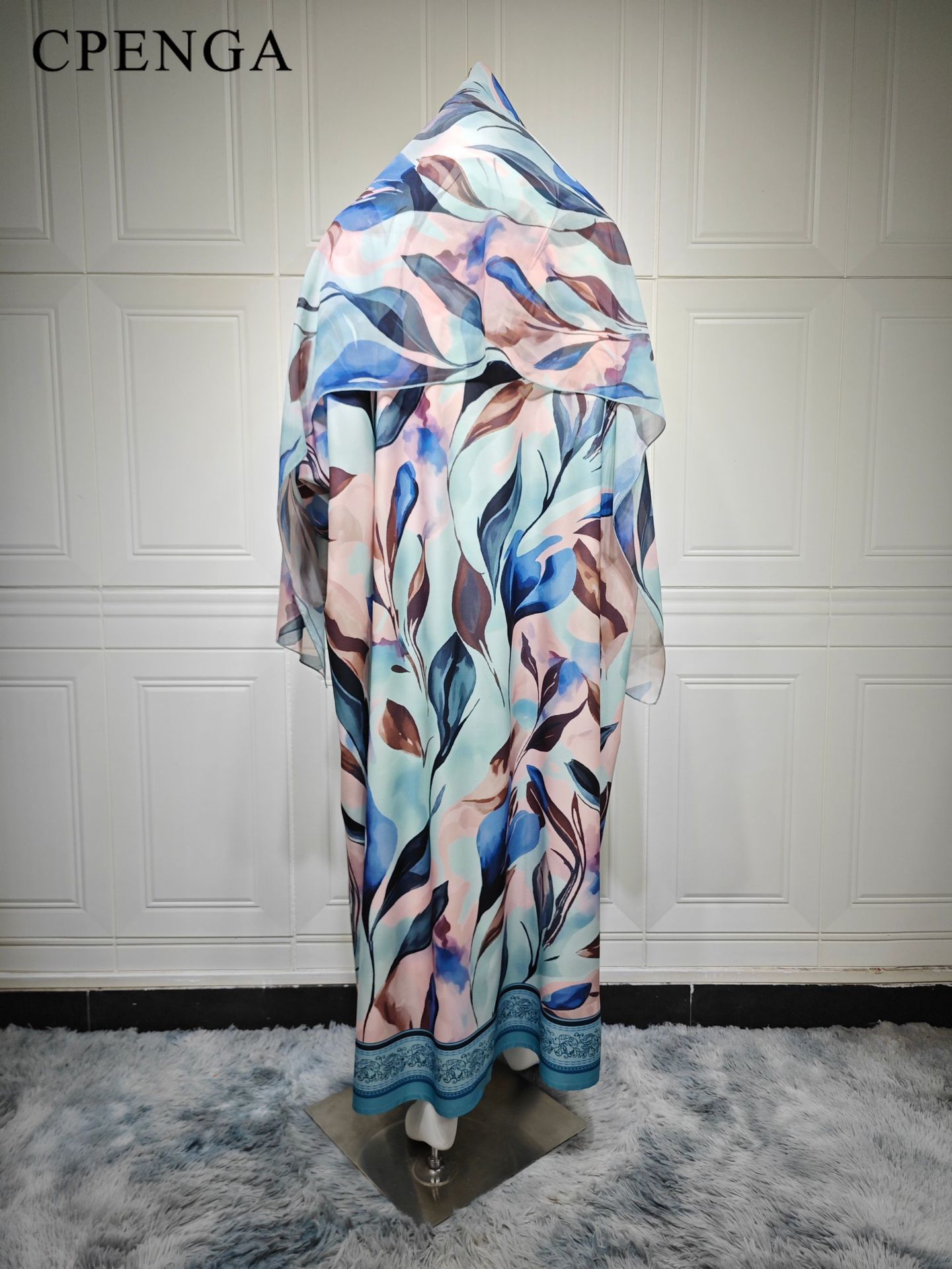 Luxury Dubai Abaya Floral Prin - đánh giá và giá Abaya Modest Wear