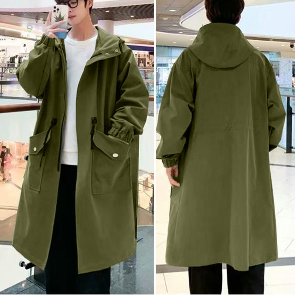 Long Trench Coat Jacket Men Au - đánh giá và giá Haori Japanese Jacket