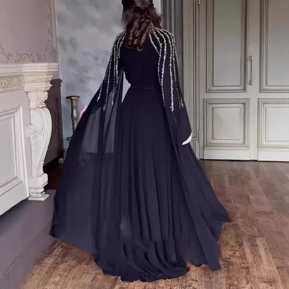 Modest Arabic Dubai Long Sleev - đánh giá và giá Abaya Modest Wear