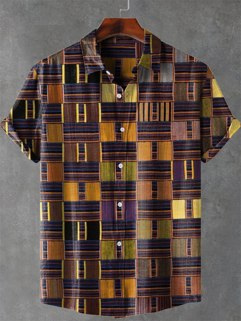 Men's Linen Shirt Vintage Shor - đánh giá và giá Ethnic Fashion World