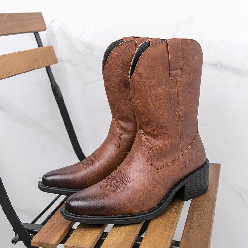 Men Boots Classic Embroidery W - đánh giá và giá Ethnic Fashion In