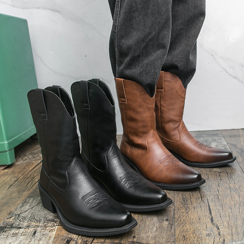 Men Boots Classic Embroidery W - đánh giá và giá Ethnic Fashion In