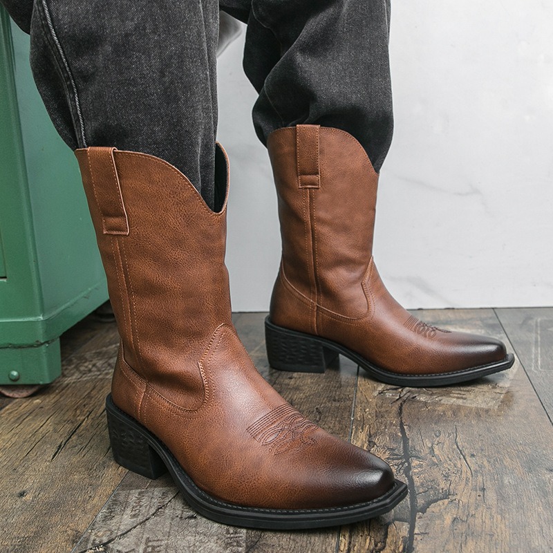 Men Boots Classic Embroidery W - đánh giá và giá Ethnic Fashion In