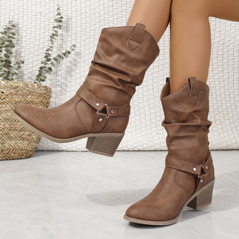 Womens Mid-Calf Boots Retro St - đánh giá và giá Ethnic Fashion In