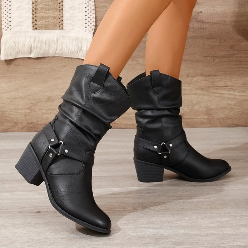 Womens Mid-Calf Boots Retro St - đánh giá và giá Ethnic Fashion In