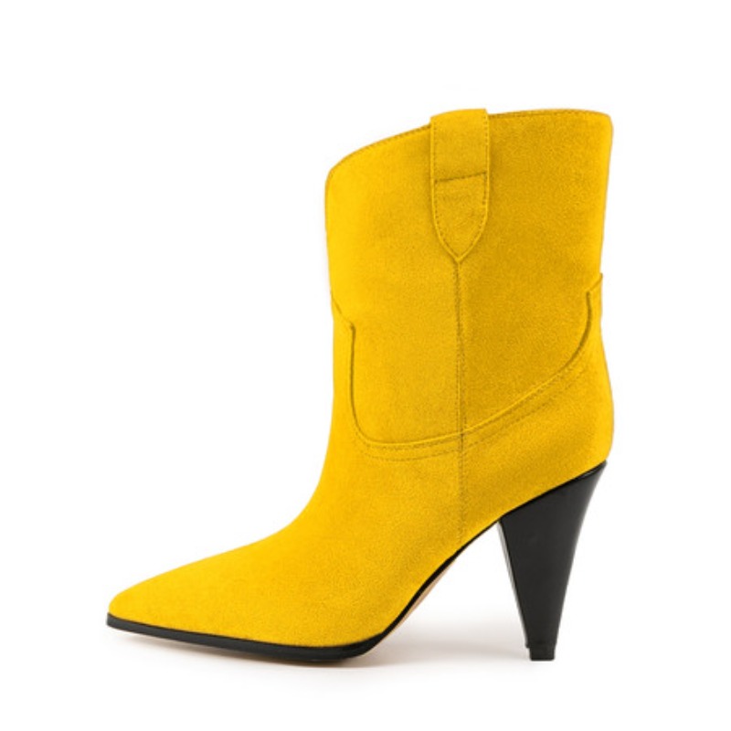 Bicolor Spike Heels Pull On Fa - đánh giá và giá Ethnic Fashion In