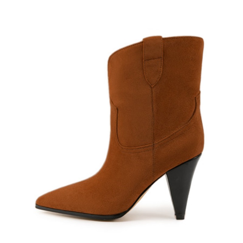 Bicolor Spike Heels Pull On Fa - đánh giá và giá Ethnic Fashion In