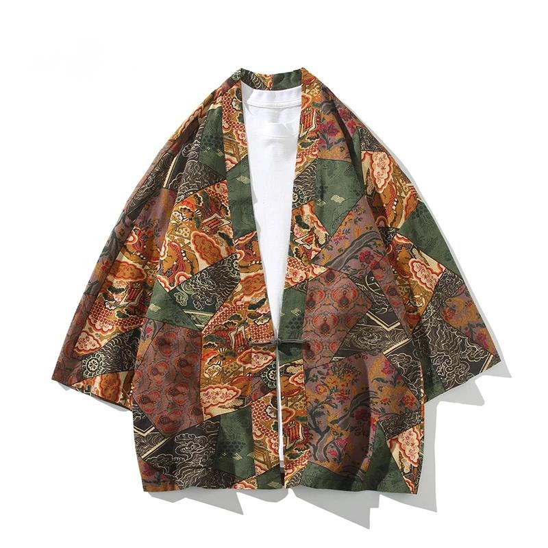 Ethnic Style Print Yukata Men  - đánh giá và giá Ethnic Fashion In