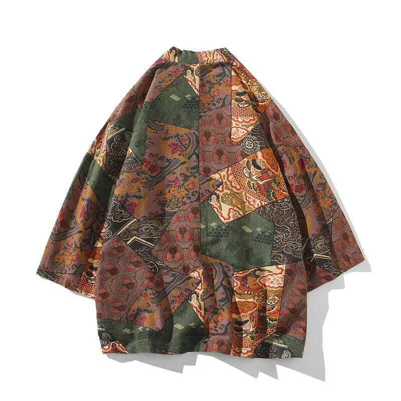 Ethnic Style Print Yukata Men  - đánh giá và giá Ethnic Fashion In