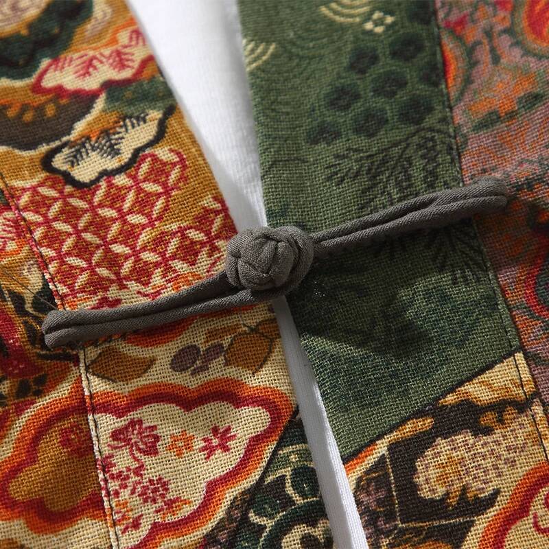 Ethnic Style Print Yukata Men  - đánh giá và giá Ethnic Fashion In